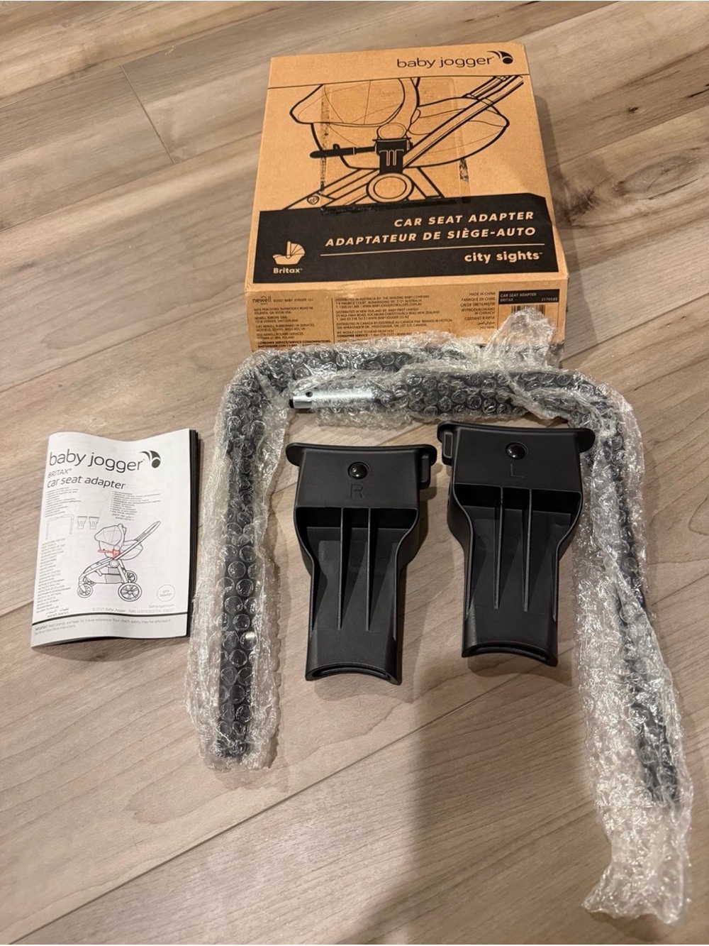 Baby Jogger Black Car Seat Adapter for Britax car seats